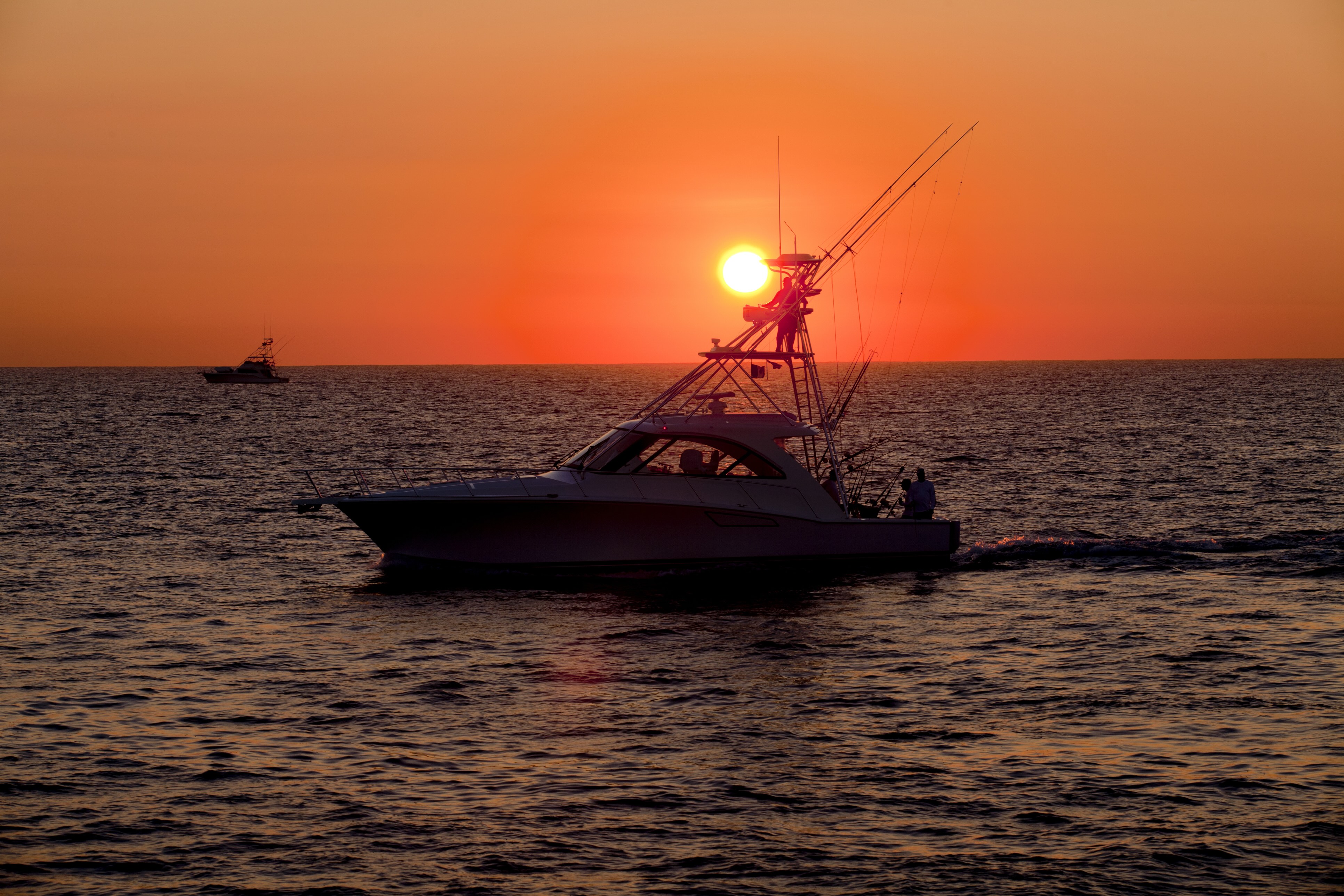 fishing at sunset baja